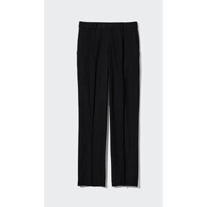 Uniqlo Black Smart Ankle Brushed Trouser Pants, XS (Waist 26-28)